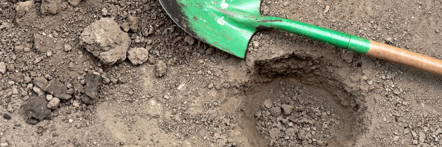 Artefakt możemy znaleźć na naszej działce prowadząc prace ziemne