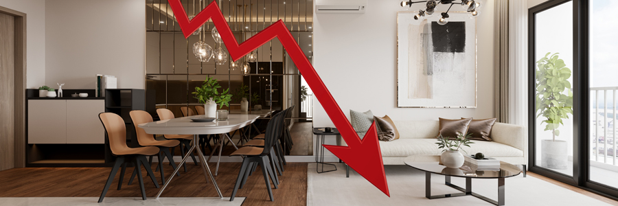 Ceny mieszkań, domów i działek lecą w dół?